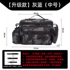 New Fishing Gear Luya Bag Waist Bag Crossbody Multifunctional Storage Bag Waterproof Bag Large Capacity Fish Rod Bag Accessories Bag