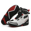 Waterproof Boots, Motorcycle Shoes, Motorcycle Boots, Non-Slip Mid-Top Rider Shoes, Riding Shoes, Motorcycle Shoes, Men's Motorcycle Travel Shoes