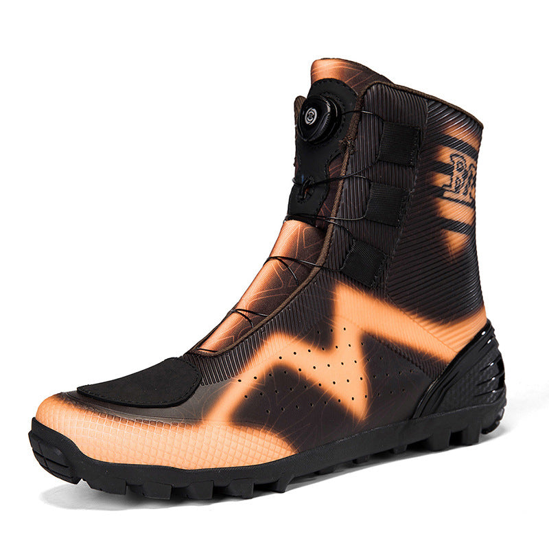 Motorcycle Boots Cross-Border Waterproof High-Top Men's Large Size Outdoor Motorcycle Riding Non-Slip Protective Wear-Resistant Motorcycle Shoes