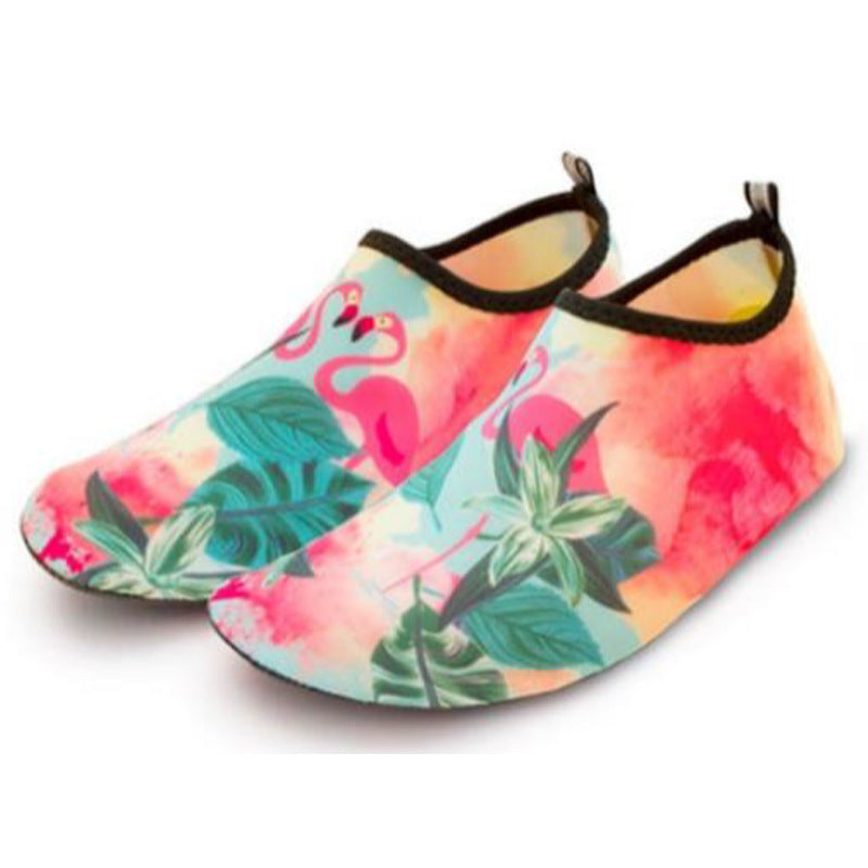 Color cartoon soft bottom beach diving socks spot men's and women's swimming shoes snorkeling diving shoes backwater shoes beach socks