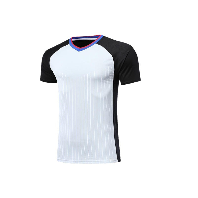 Quick-drying match basketball referee clothes top sweat-absorbent breathable football referee clothes volleyball coach clothes suit short sleeve pass