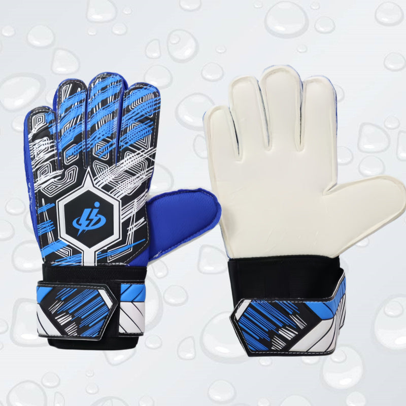 Football goalkeeper gloves children's adult training game thickened latex wear-resistant fingerguard manufacturers supply