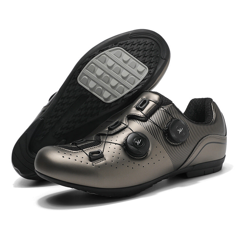 Cycling Shoes Outdoor Riding Shoes Non-Lock Rubber Sole Road Sole Mountain Sole Outdoor Cross-Border Popular Double Buckle Lock Shoes