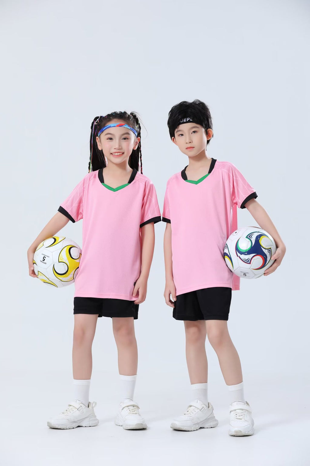 Football Uniform Set with Printed Numbers for Male and Female Students Badminton Training Uniforms Adult Game Team Uniforms Kindergarten Class Uniforms
