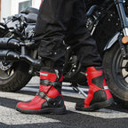 Cross-Border Motorcycle Riding Shoes, Rally Boots, Anti-Fall, Breathable, Anti-Fall Rider Equipment, Road Racing Shoes, Parkour Shoes, All Seasons