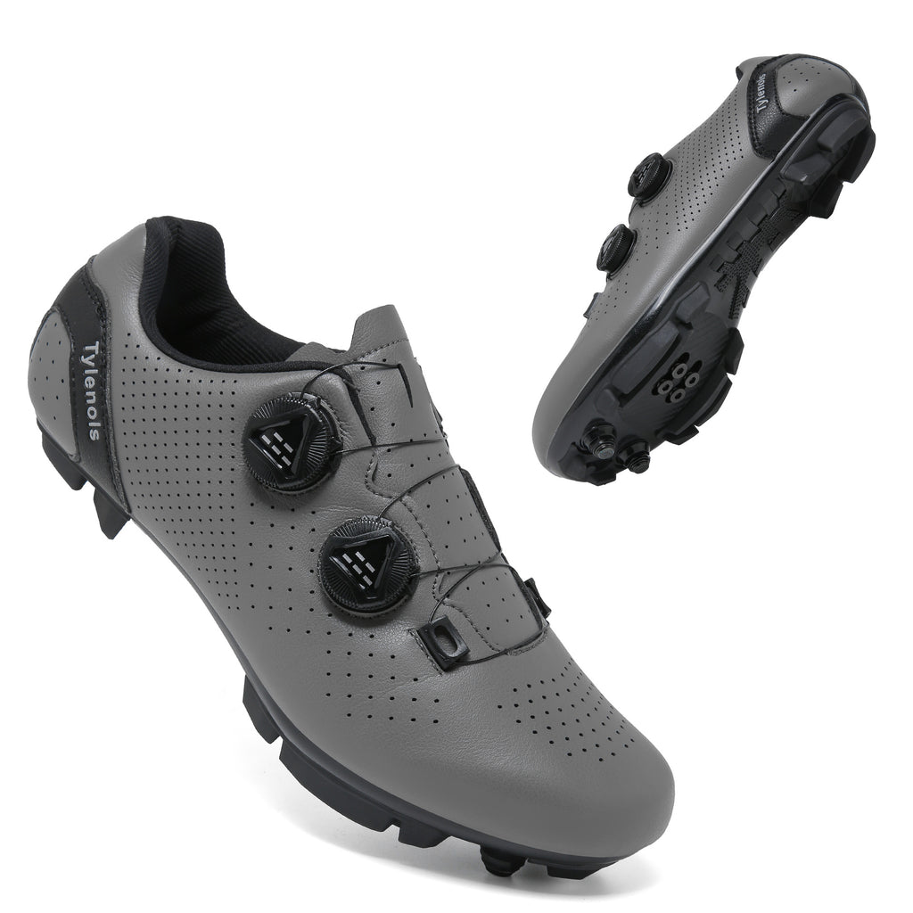 T168 Cross-border New Lockless Cycling Shoes Men's Road Car Lock Shoes Breathable Bicycle Shoes Non-lock Mountain Bicycle Shoes