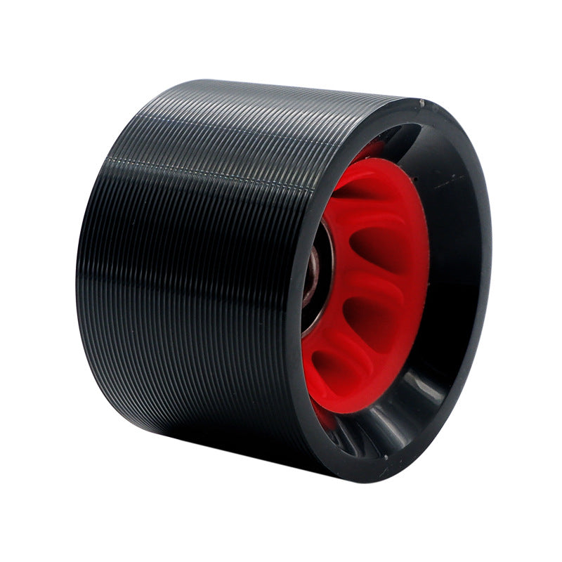 Double-row roller skates wear-resistant carpool four-wheel skates high hardness speed pulley roller skates skateboard universal Pu wheel