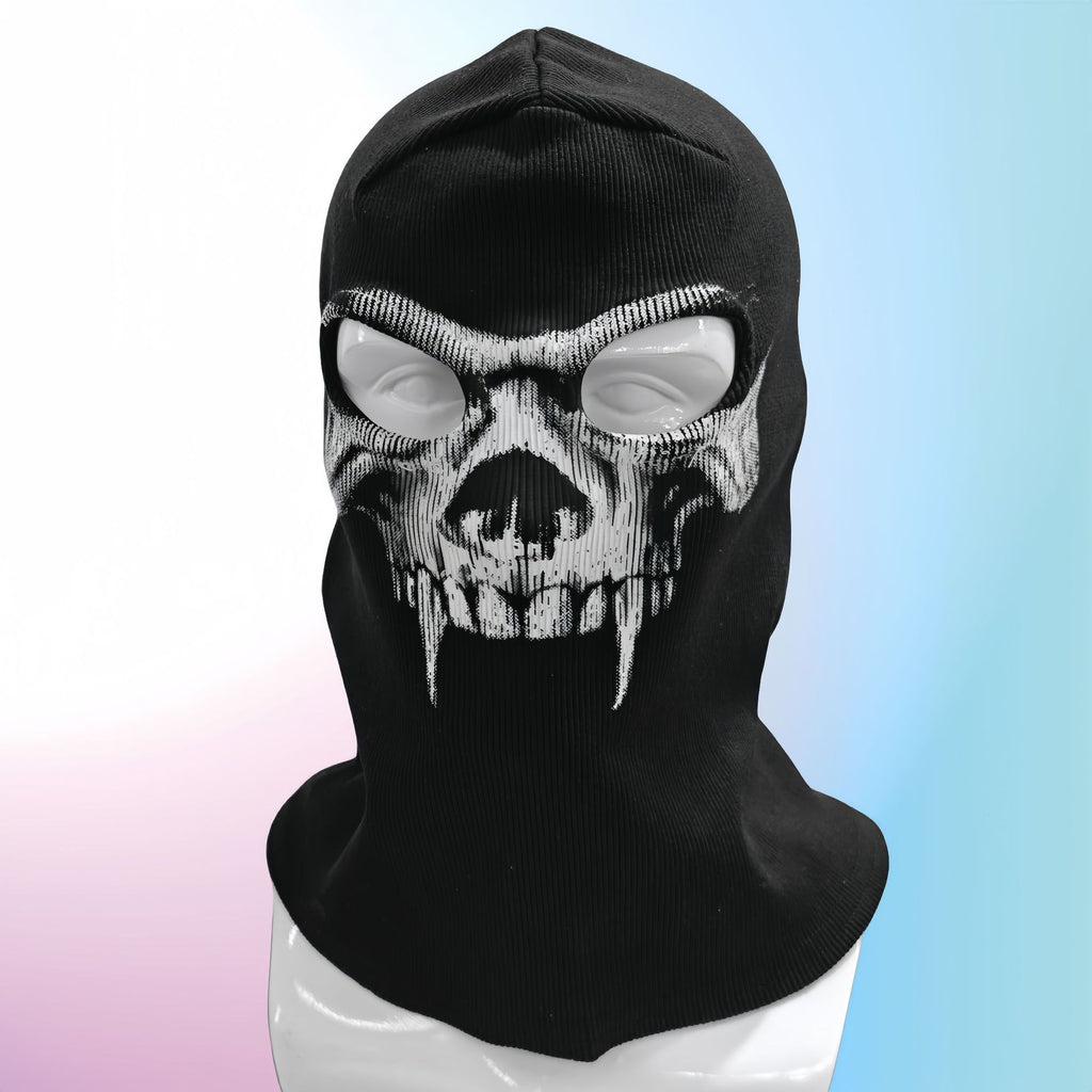Cross-border manufacturers Halloween cs headgear call of duty personality ghost headgear windproof warm riding headgear mask