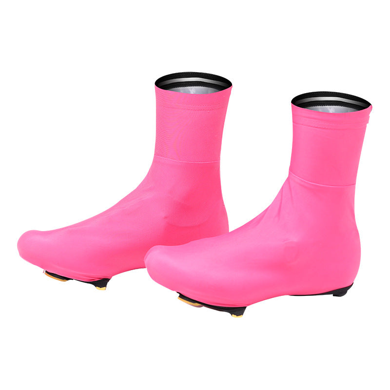 Xintown Solid Color Cycling Shoe Covers Lightweight Dustproof and Stain-Resistant Cycling Outdoor Sports Shoe Covers Bicycle Apparel