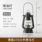 276 fire hand lantern outdoor camping lamp tent lighting lamp retro kerosene lamp atmosphere portable camping lamp