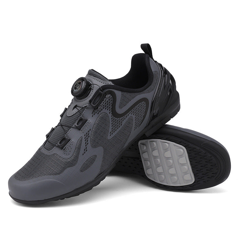 Self-Propelled Bicycle Road Mountain Cycling Shoes Men's Casual Flat Pedal Non-Locking Flat Bottom Locking Hard Bottom Women's Shoes Non-Locking Wholesale