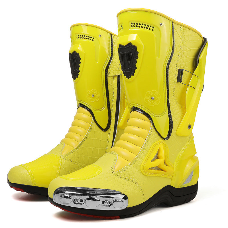 Jiuguo Wolf's New Second-Generation Motorcycle Riding Shoes Are Outdoor Riding Anti-Slip and Anti-Fall Motorcycle Shoes That Provide Complete Protection for All Seasons
