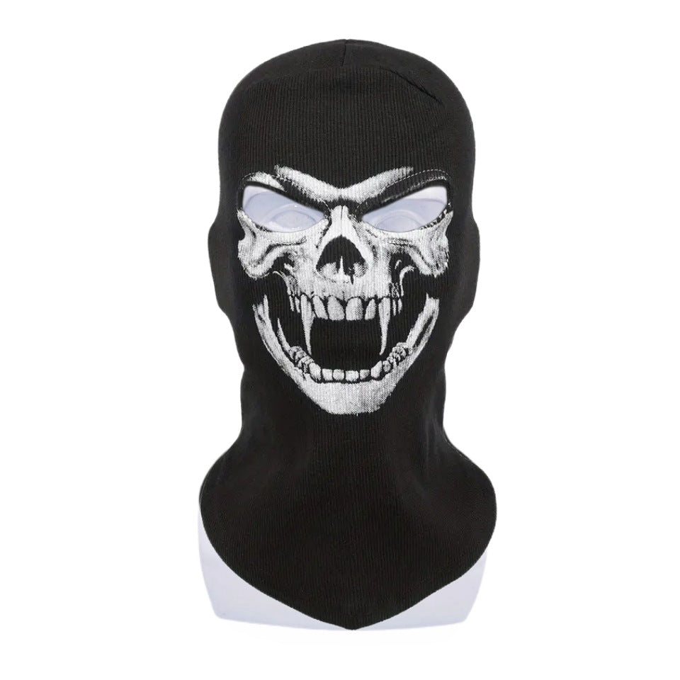 Cross-border manufacturers Halloween cs headgear call of duty personality ghost headgear windproof warm riding headgear mask