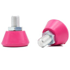 Double-row roller skates adjustable rubber brake head four-wheel roller skates point ice skates wear-resistant brakes