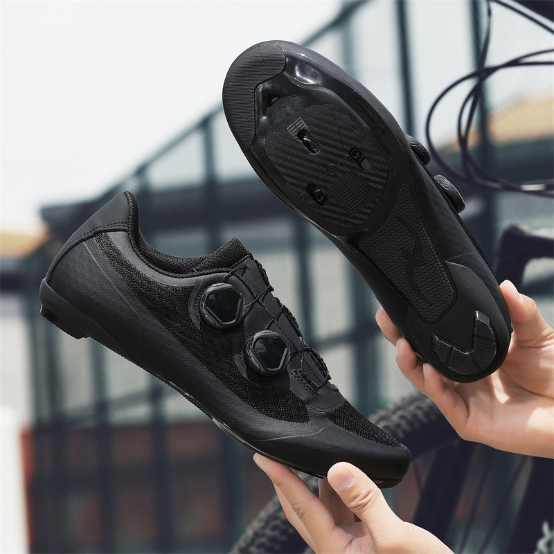 Cross-Border Foreign Trade Summer Breathable Mesh Cycling Shoes Cycling Shoes for Men and Women Road Bike Lock Shoes Bicycle Lock-Free Shoes