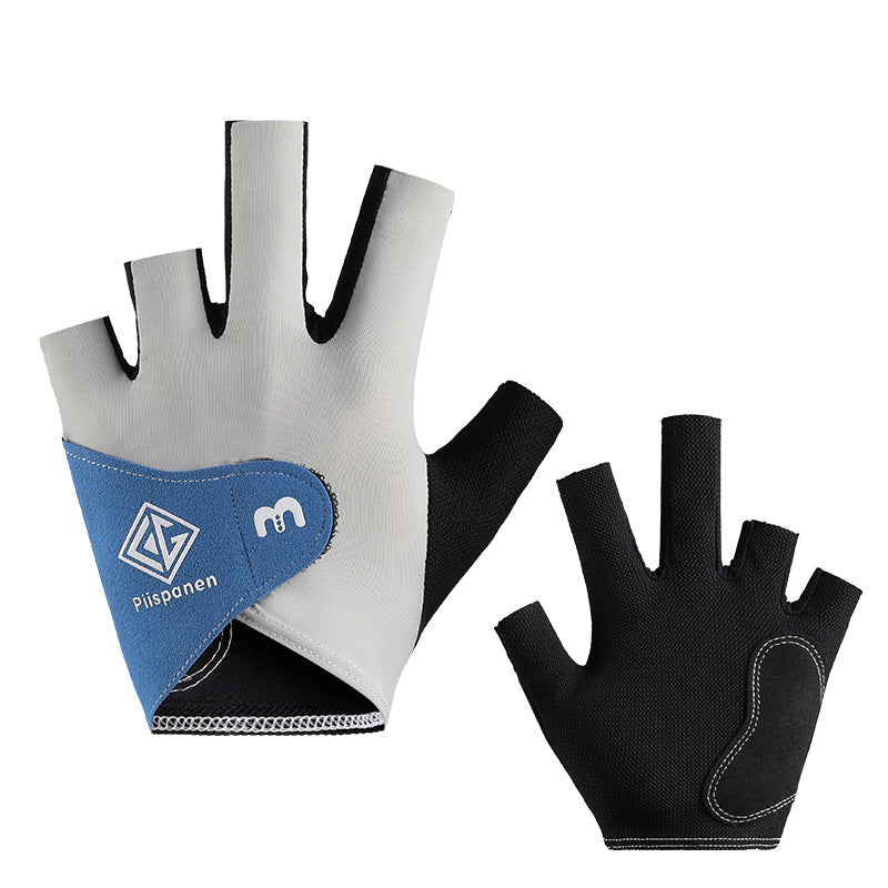 Five-Finger Billiard Gloves Breathable Wear-Resistant Single Non-Slip Half-Finger Lightweight Snooker Gloves for Unisex