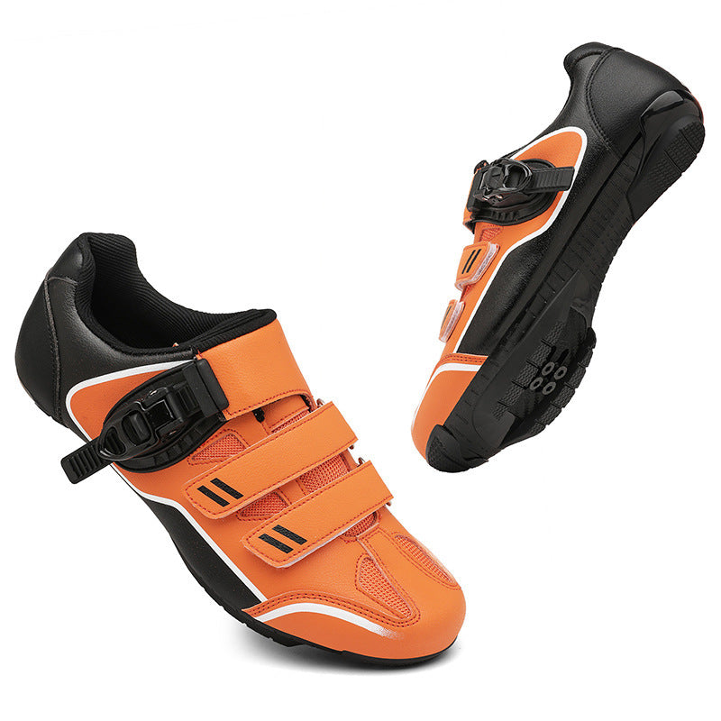 2024 Cross-border New Road Self-locking Riding Shoes Hard Sole Mountain Bike Shoes Power Bicycle Lock Shoes Men's Riding
