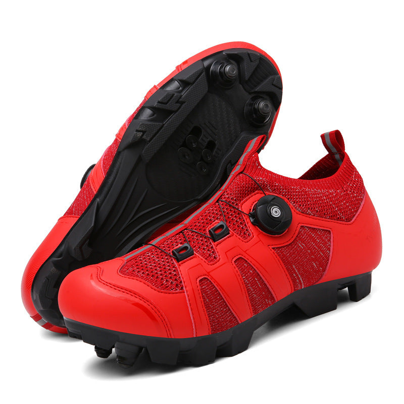 Cross-border plus size field mountain cycling shoes moped road lock shoes sports events bicycle high resistance lock shoes for men and women