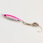 Spanish mackerel iron plate small fat man iron plate luya bait speed sink with sequin hook mackerel cannonball yellow bonito sea fishing shore throwing boat fishing