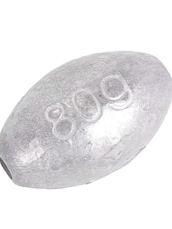 Olive Lead Pendant Through-core Fishing Pendant Does Not Damage the Line Scale Hollow Lead Pendant Freshwater Sea Fishing Concave Nest Biting Lead Manufacturer Wholesale