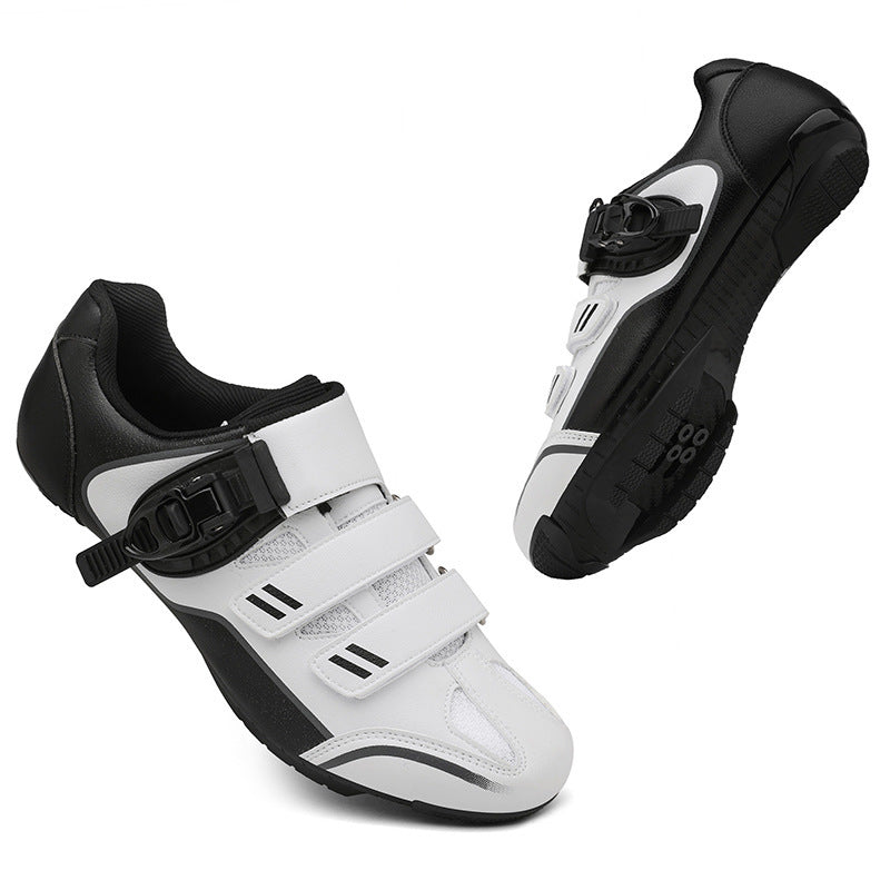 2024 Cross-border New Road Self-locking Riding Shoes Hard Sole Mountain Bike Shoes Power Bicycle Lock Shoes Men's Riding