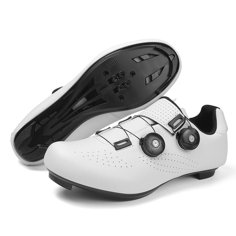 2108 New Road Car Lock Shoes suit Hard Bottom Bicycle Shoes Men's Outdoor Mountain Lockless Riding Shoes Women's Breathable