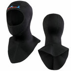 Diving Cap 3mm Thickened Warm Underwater Cold-proof Swimming Scuba Men's Winter Swimming Women's Super Elastic Thickened Snorkeling Head with Shoulder