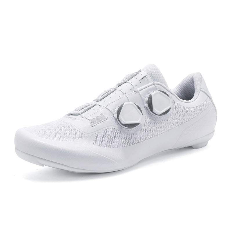 2025 New Summer Bag-Soled Road Bike Lock Shoe Set for Men Breathable Seamless Lock-Free Cycling Shoes Nylon Hard Sole