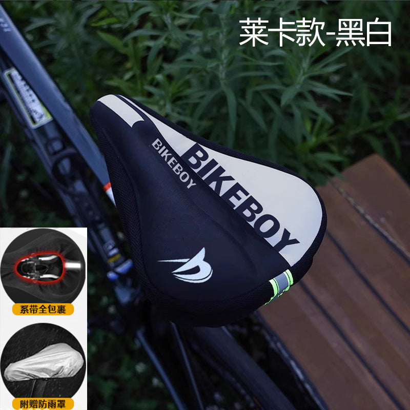 Bicycle Cushion Cover Silicone Thickened Comfortable Soft Road Bike Cushion Cover Cycling Accessories Mountain Bike Cushion Cover