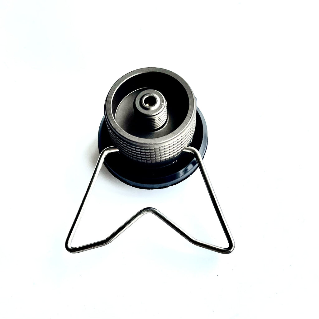 Outdoor multifunctional card furnace adapter butane long gas tank self-locking converter bracket camping stove adapter