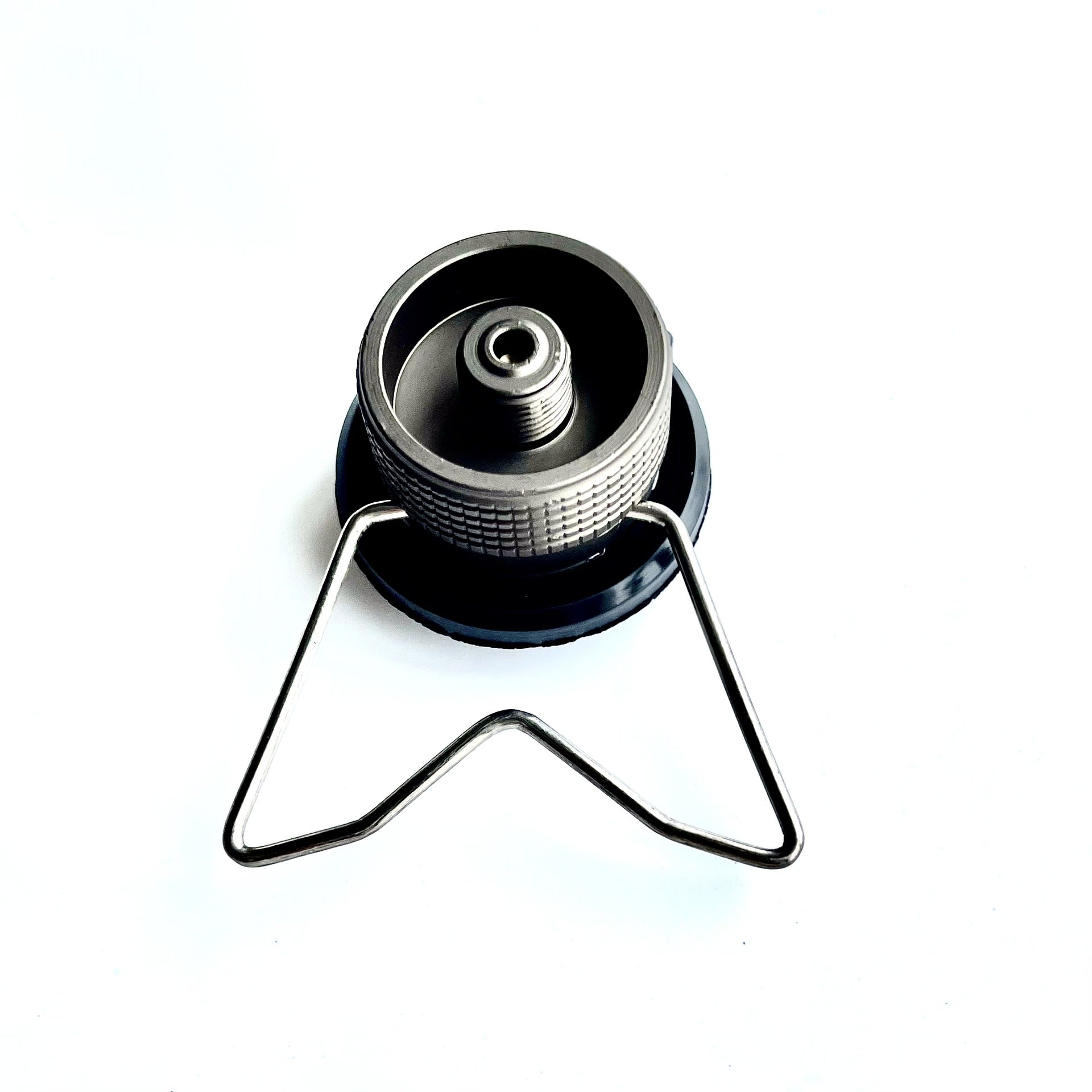 Outdoor multifunctional card furnace adapter butane long gas tank self-locking converter bracket camping stove adapter