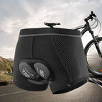 Spring and Summer Men's Cycling Underwear, Bicycle Cycling Shorts, 4D Thickened Silicone Shock-Absorbing Cushion, Cross-Border Cycling