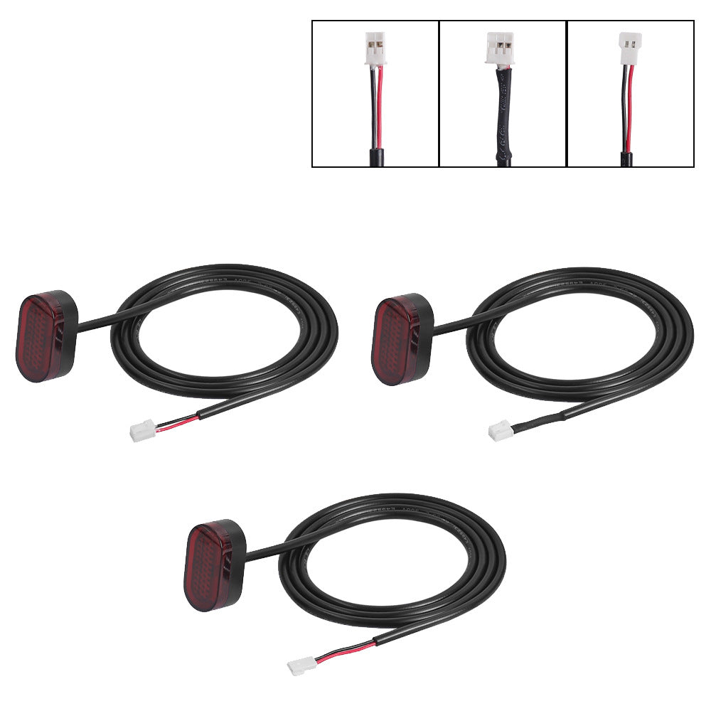 Suitable for electric scooter rear fender tail light waterproof signal brake light 6V fender tail light accessories