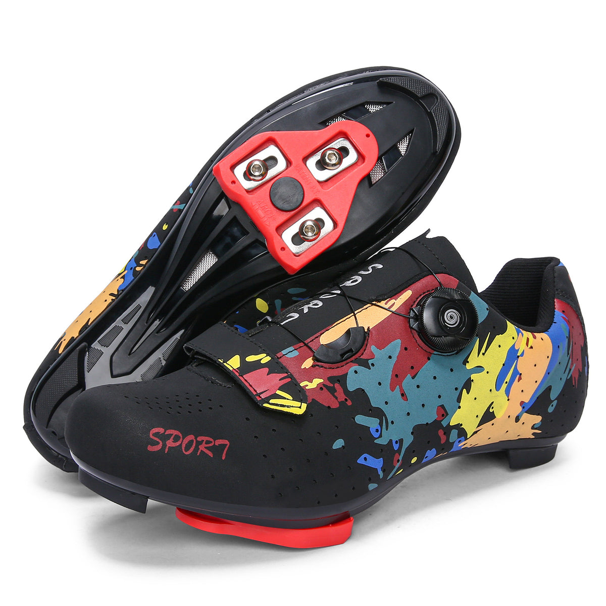 New Style Cycling Shoes with Lock Spring Lock Shoes for Men and Women Road Bike Booster Shoes Hard Sole Mountain Bike sneaker