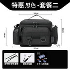 [Send bait box] fishing gear Luya special storage bag waist bag crossbody shoulder waterproof bag large capacity fishing rod bag