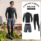 Diving suit women's new couple anti-DDoS swimsuit split long-sleeved trousers quick-drying surfing snorkeling suit jellyfish suit men