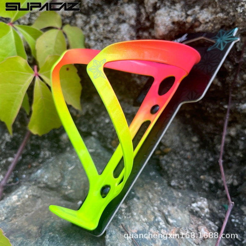 Wholesale Supacaz chrysanthemum road bike mountain bike aluminum alloy water bottle holder colorful gradient