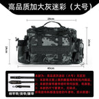 New Fishing Gear Luya Bag Waist Bag Crossbody Multifunctional Storage Bag Waterproof Bag Large Capacity Fish Rod Bag Accessories Bag