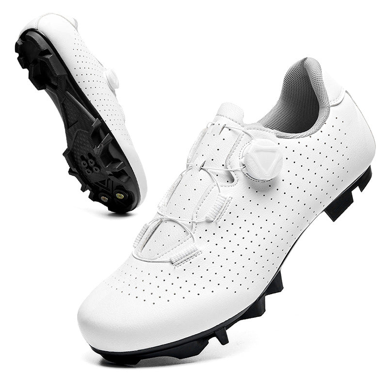 Cross-border supply of luminous color cycling shoes mountain road dual-use bicycle lock shoes professional mountain bike riding