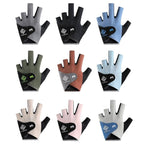 Five-Finger Billiard Gloves Breathable Wear-Resistant Single Non-Slip Half-Finger Lightweight Snooker Gloves for Unisex