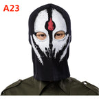 Cross-border manufacturers Halloween cs headgear call of duty personality ghost headgear windproof warm riding headgear mask