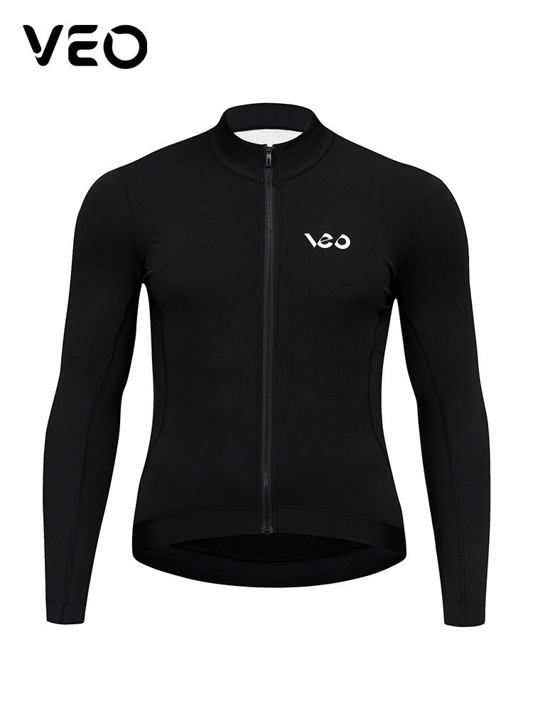 Fall/winter fleece riding clothes men's mountain road bike equipment bicycle fleece-lined warm jacket-warm way