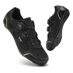 New Summer Hollow Road Bike Lock Shoe Set Hard-Soled Breathable Lock-Free Cycling Shoes Women's Power-Assisted Mountain Bike Lock Shoes