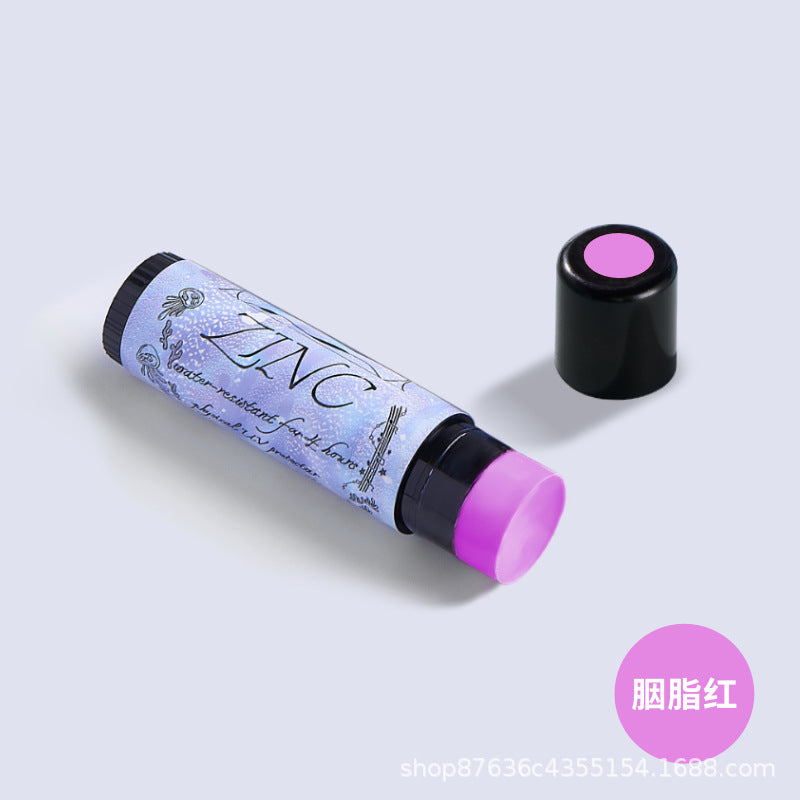 One-piece delivery Bali zinc sun protection mud stick color floating diving outdoor surfing skiing special physical sun protection