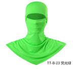 Summer Fishing Full Face Sun Protection Mask Outdoor Dustproof and Anti-Uv Hood Breathable Quick-Drying Sweat-Absorbent Cycling Hood