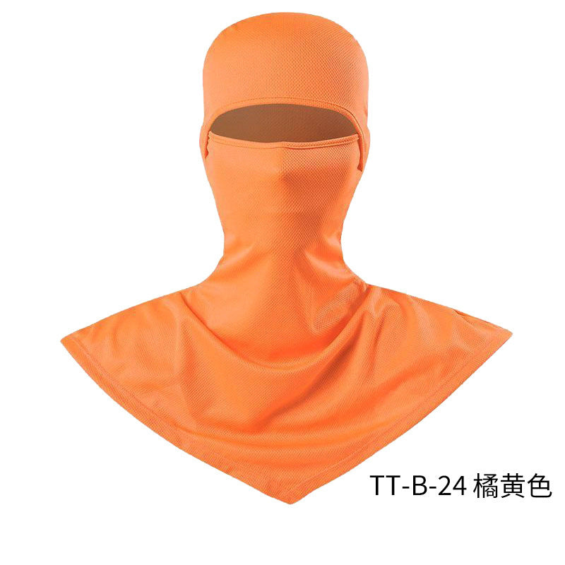 Summer Fishing Full Face Sun Protection Mask Outdoor Dustproof and Anti-Uv Hood Breathable Quick-Drying Sweat-Absorbent Cycling Hood