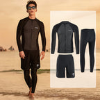 Sun Protection Quick-Drying Diving Suit Split Long-Sleeved Long Pants Swimwear Jellyfish Suit Couple Warm Men's Swimwear Women's Surfing Suit