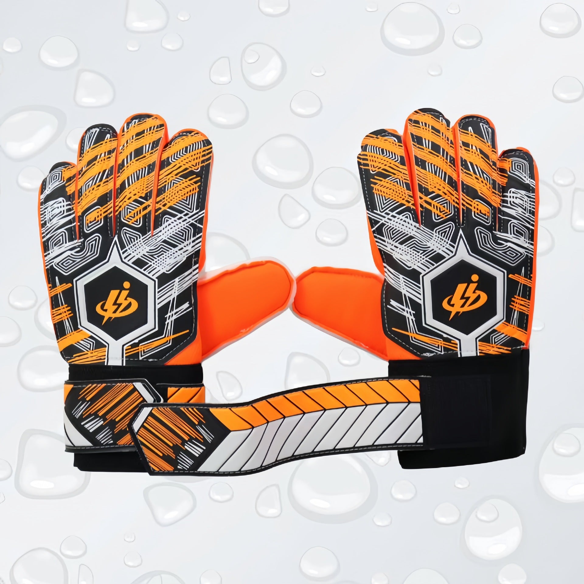 Football goalkeeper gloves children's adult training game thickened latex wear-resistant fingerguard manufacturers supply