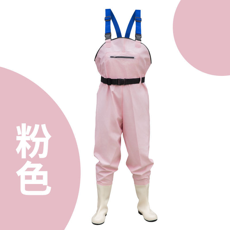 Women's Water Pants Children's Water-driven One-piece Wading Pants Rain Pants Rain Boots One-piece Water-playing Rain Clothes Water Pants