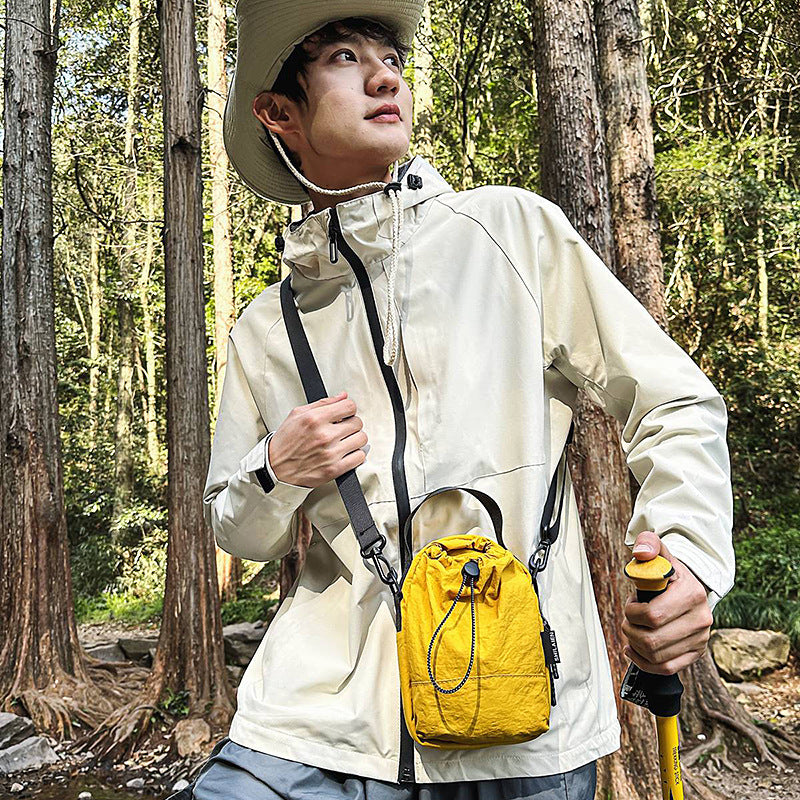Outdoor Hiking Portable Water Bottle Bag, Shoulder Bag, Crossbody Small Bag, Sports Mobile Phone Bag, Multifunctional Carry-On Bag